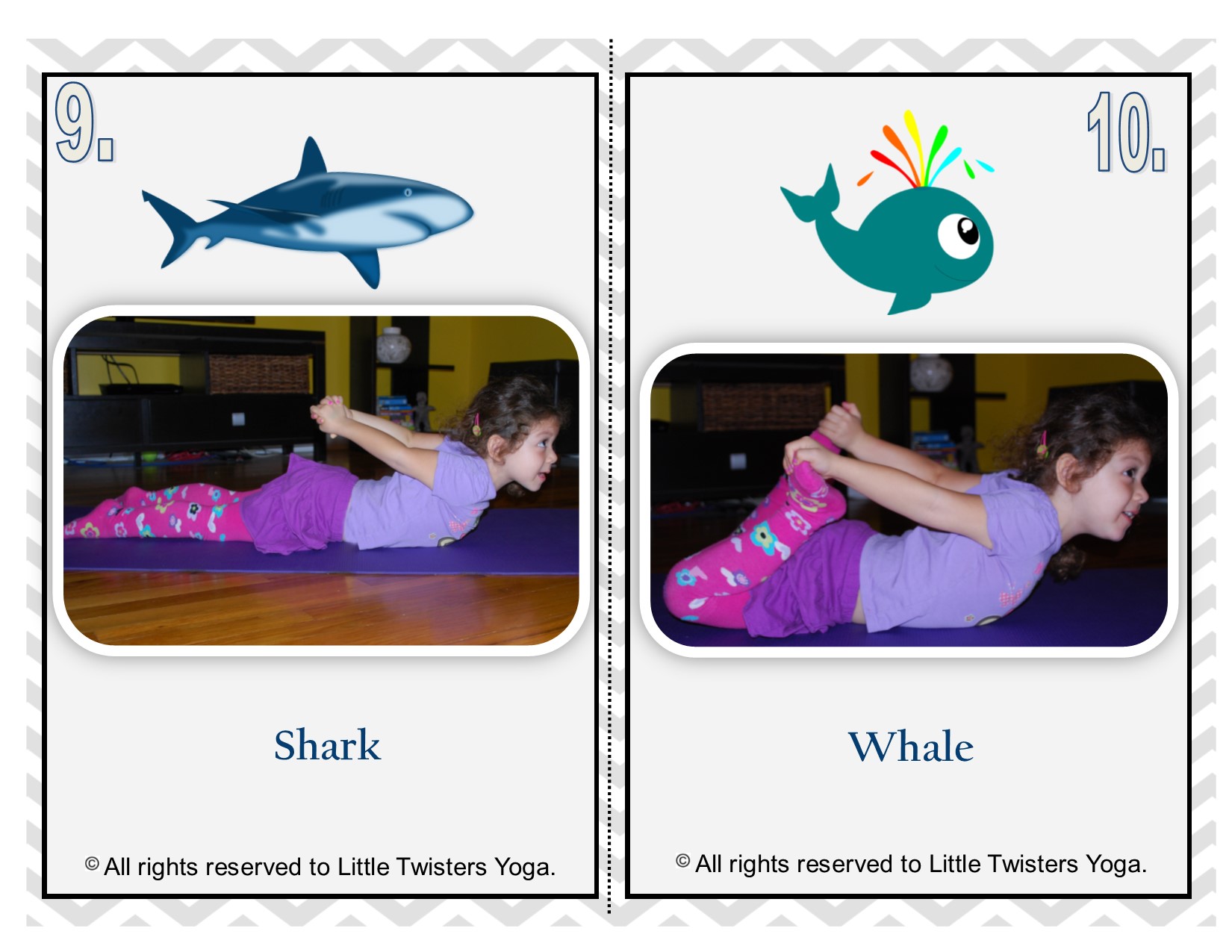 5 Woodland Forest Animals Yoga Poses Using a Chair (+Printable Poster)